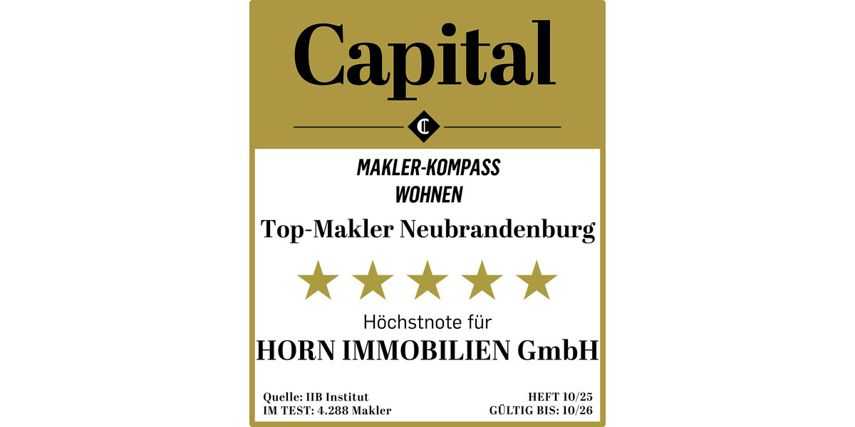 Auszeichnung als Top- Makler