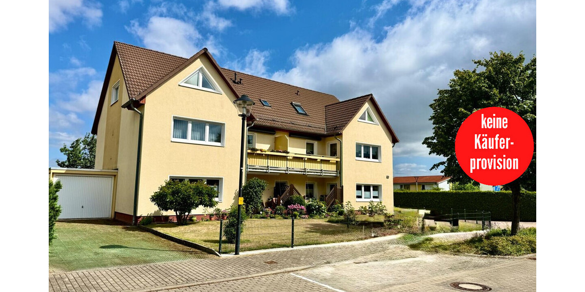 HORN IMMOBILIEN++ Neubrandenburg, schöne 3-Raum Eigentumswohnung mit Carport, Einbauküche und Balkon -nicht vermietet- - Maisonettenwohnung Neubrandenburg | Angebot:27095999