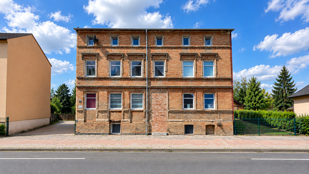 Hausansicht Straße