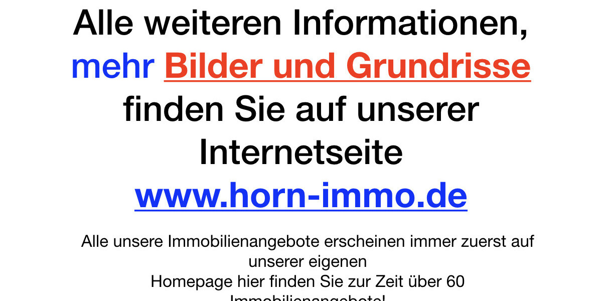 Mehr Bilder und Grundrisse