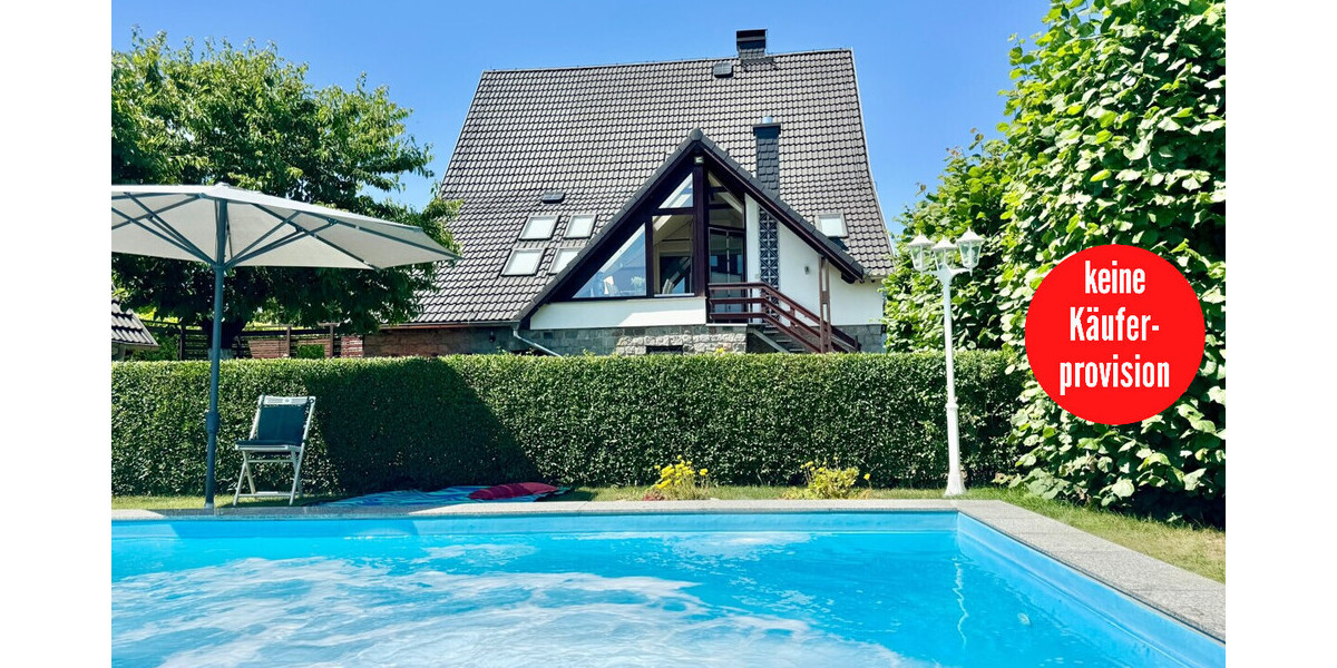 HORN IMMOBILIEN ++ Die Perle von Strasburg! Haus, Schwimmpool, Nebengebäude, 3 Kamine, 2 Garagen,EBK - Einfamilienhaus Strasburg | Angebot:27013749