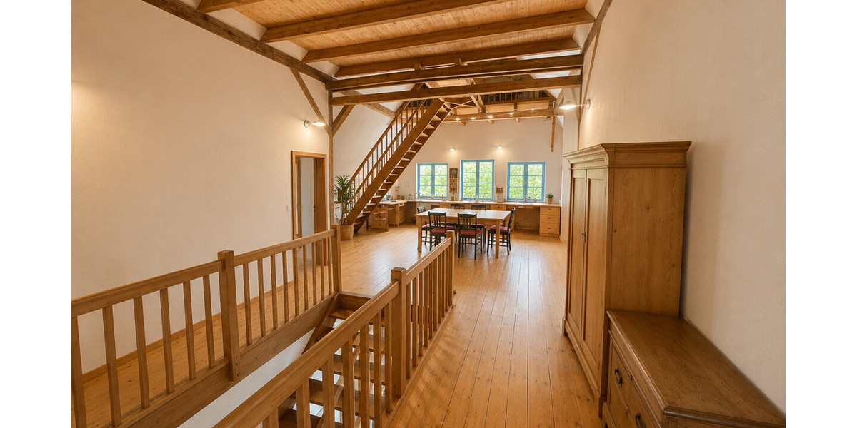 Wohndiele / Atelier Dachgeschoss