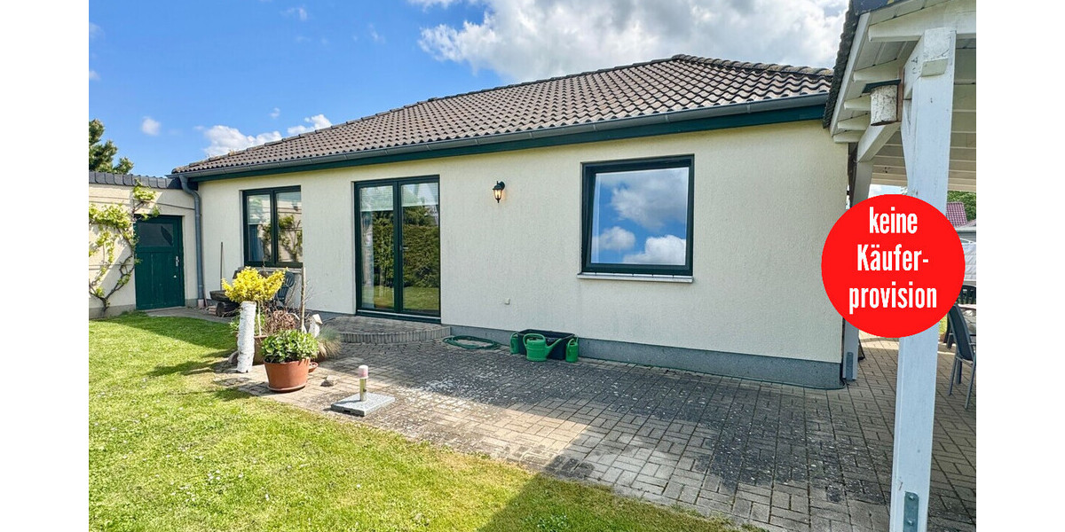 HORN IMMOBILIEN ++ Einfamilienhaus im Bungalowstil in Chemnitz bei Neubrandenburg - Bungalow Chemnitz Chemnitz | Angebot:26704796