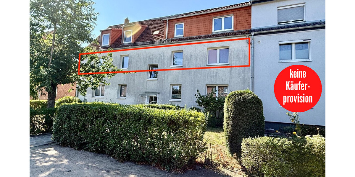 HORN IMMOBILIEN++ Neubrandenburg, große 3-Raum ETW im 1. OG mit Balkon und Stellplatz -vermietet- - Etagenwohnung Neubrandenburg Datzeberg | Angebot:27397106