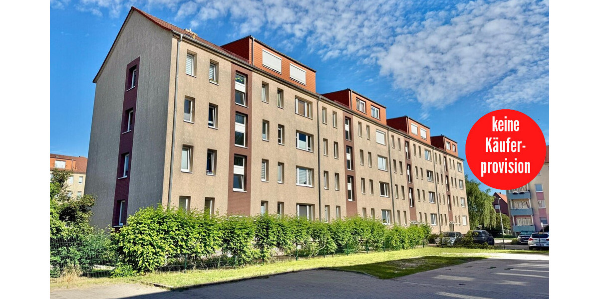 HORN IMMOBILIEN++ Neubrandenburg, renovierte 3-Raum Eigentumswohnung mit Balkon -bezugsfrei- - Etagenwohnung Neubrandenburg Datzeberg | Angebot:27003357
