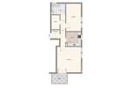 HORN IMMOBILIEN++ Neubrandenburg, schöne 2-Raum Eigentumswohnung mit Stellplatz und Balkon -vermietet- - Etagenwohnung Neubrandenburg Carlshöhe | Angebot:27397105