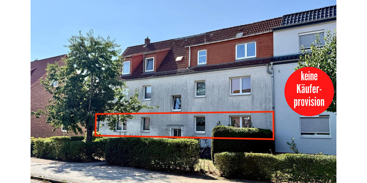 HORN IMMOBILIEN++ Neubrandenburg, große 3-Raum ETW im EG mit Balkon und Stellplatz -vermietet- - Erdgeschoßwohnung Neubrandenburg | Angebot:27442660